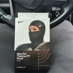 Nike Pro Therma-FIT Hood - Black and Gray